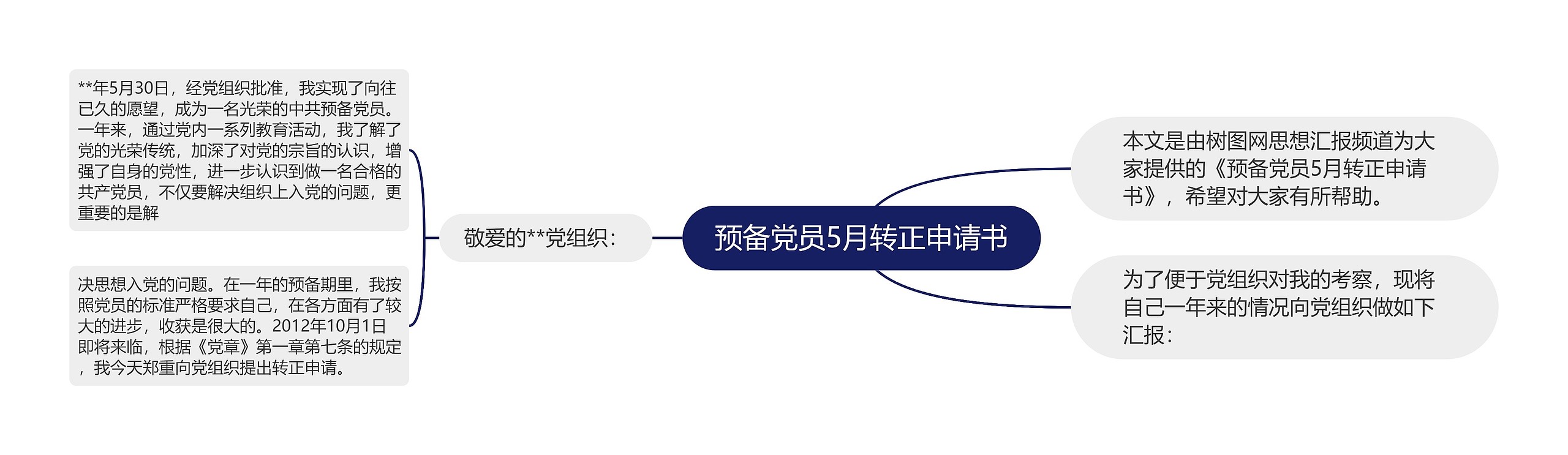 预备党员5月转正申请书