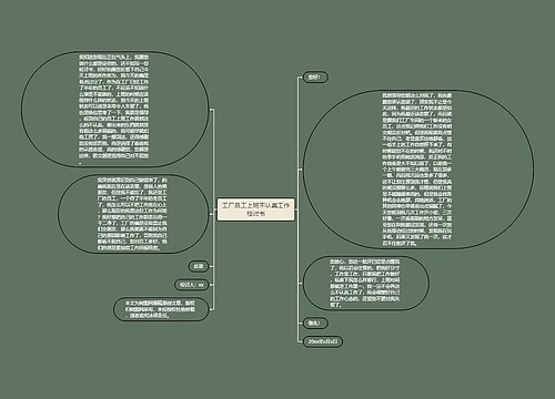 工厂员工上班不认真工作检讨书