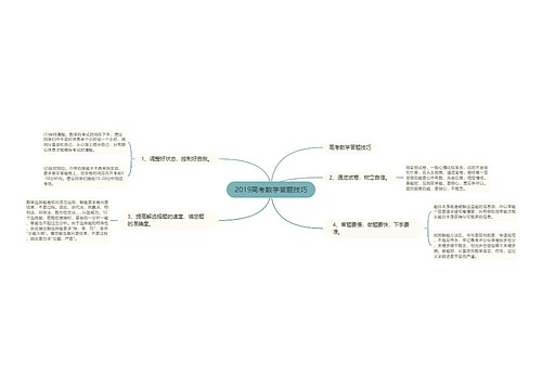 2019高考数学答题技巧 2019高考数学答题技巧