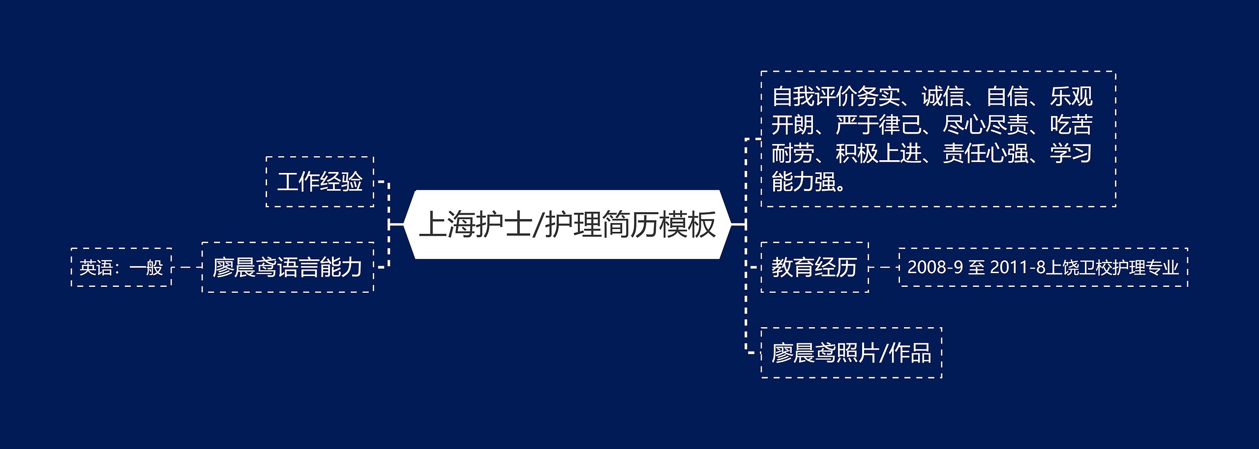 上海护士/护理简历模板