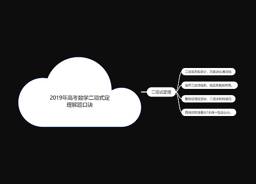 2019年高考数学二项式定理解题口诀 2019年高考数学二项式定理解题口诀