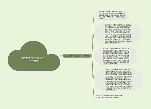 高二语文作文之议论文：放飞信笺