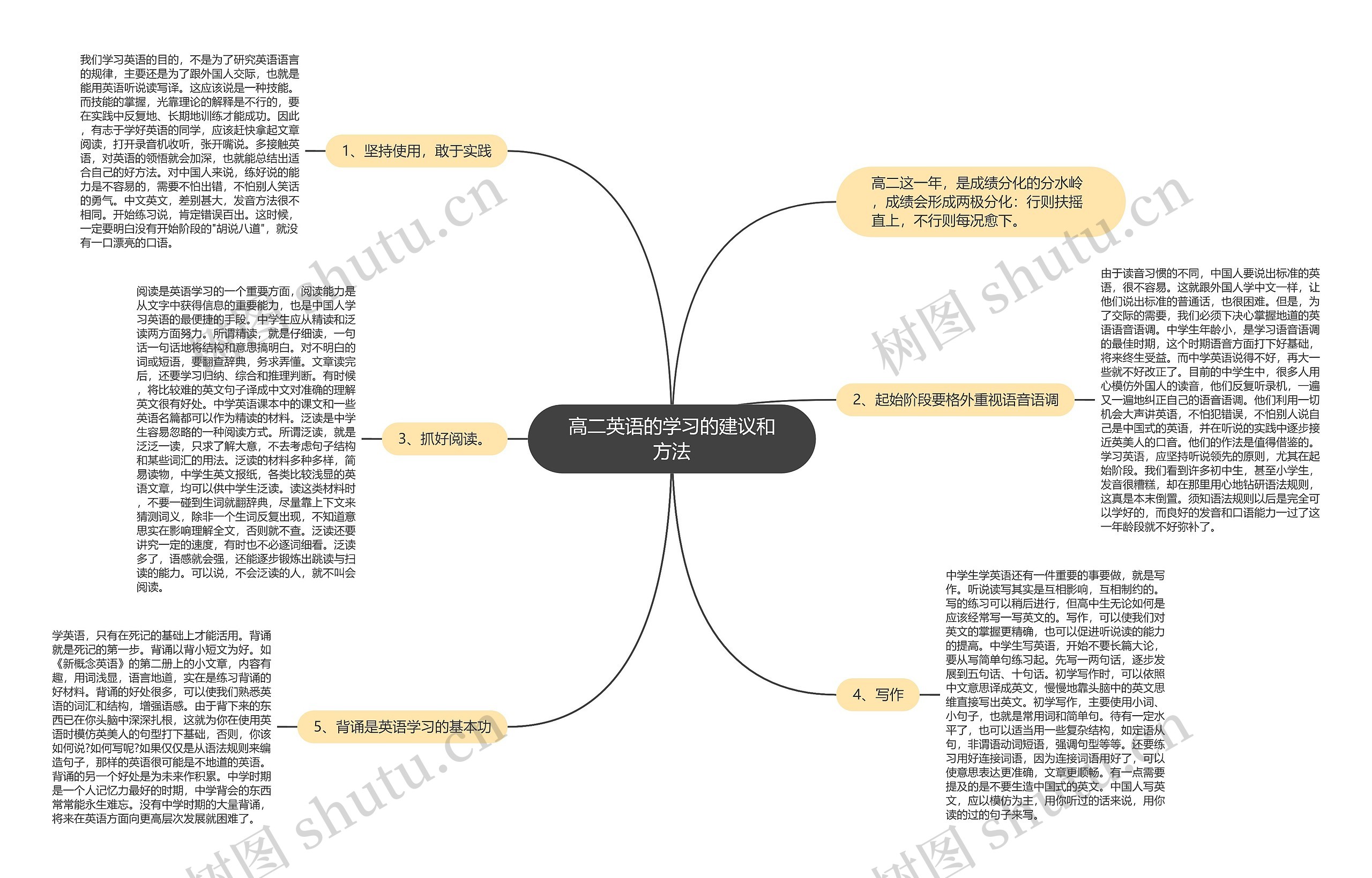 高二英语的学习的建议和方法