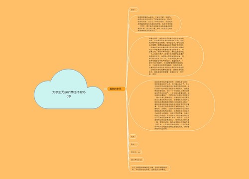 大学生无故旷课检讨书950字