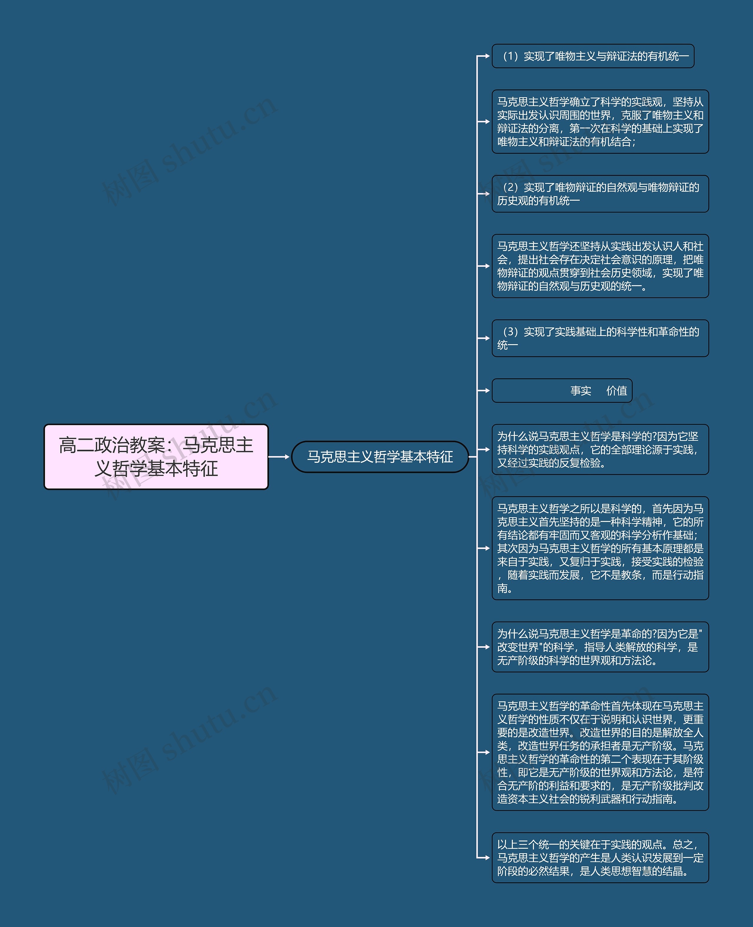 高二政治教案：马克思主义哲学基本特征