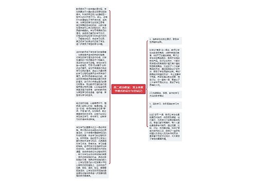 高二政治教案：双主体教学模式的设计与尝试(2)