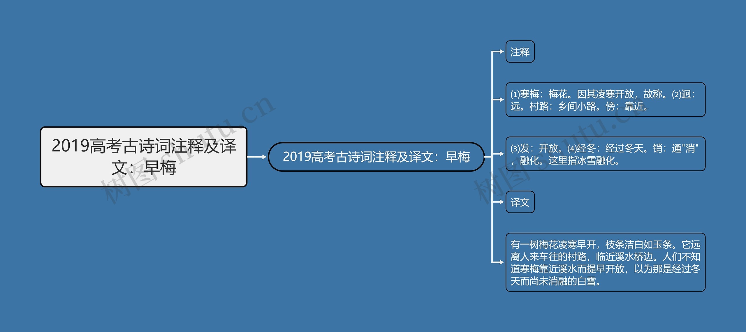 2019高考古诗词注释及译文：早梅