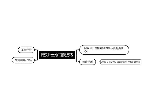 武汉护士/护理简历表