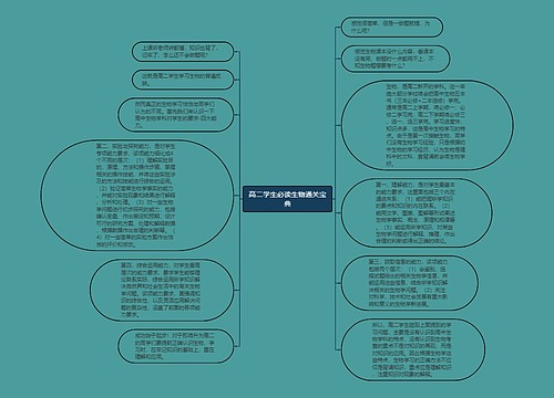 高二学生必读生物通关宝典