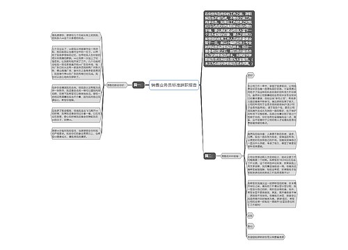 销售业务员标准辞职报告