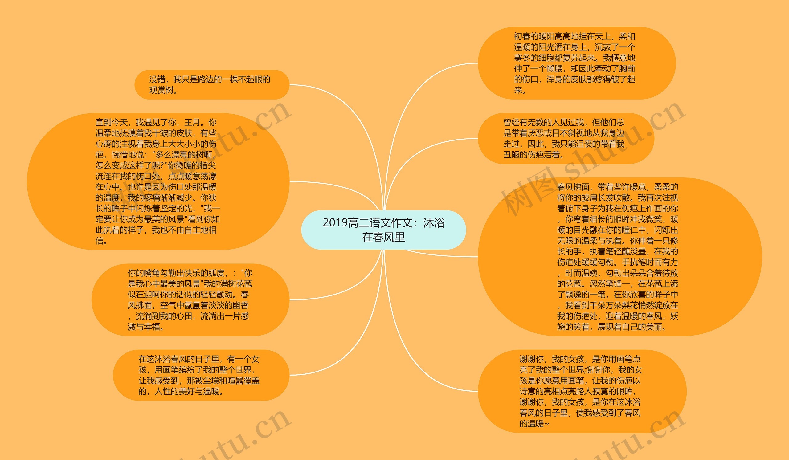 2019高二语文作文：沐浴在春风里