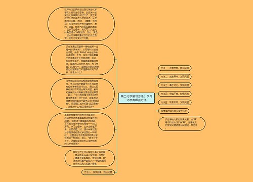 高二化学复习方法:学习化学有哪些方法