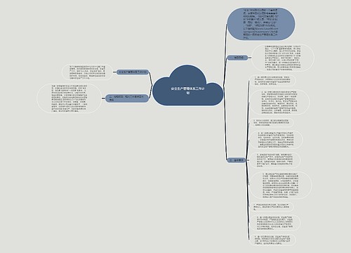 安全生产管理体系工作计划