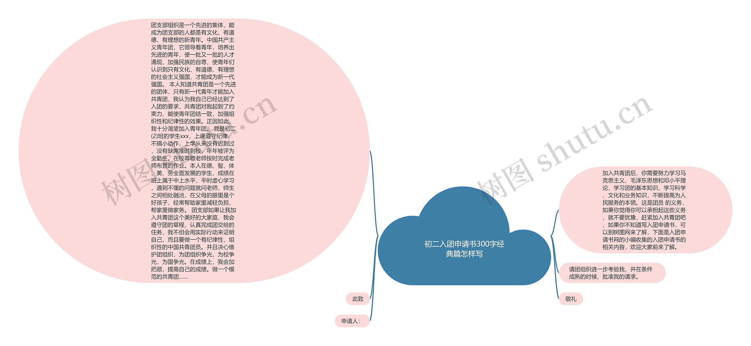 初二入团申请书300字经典篇怎样写