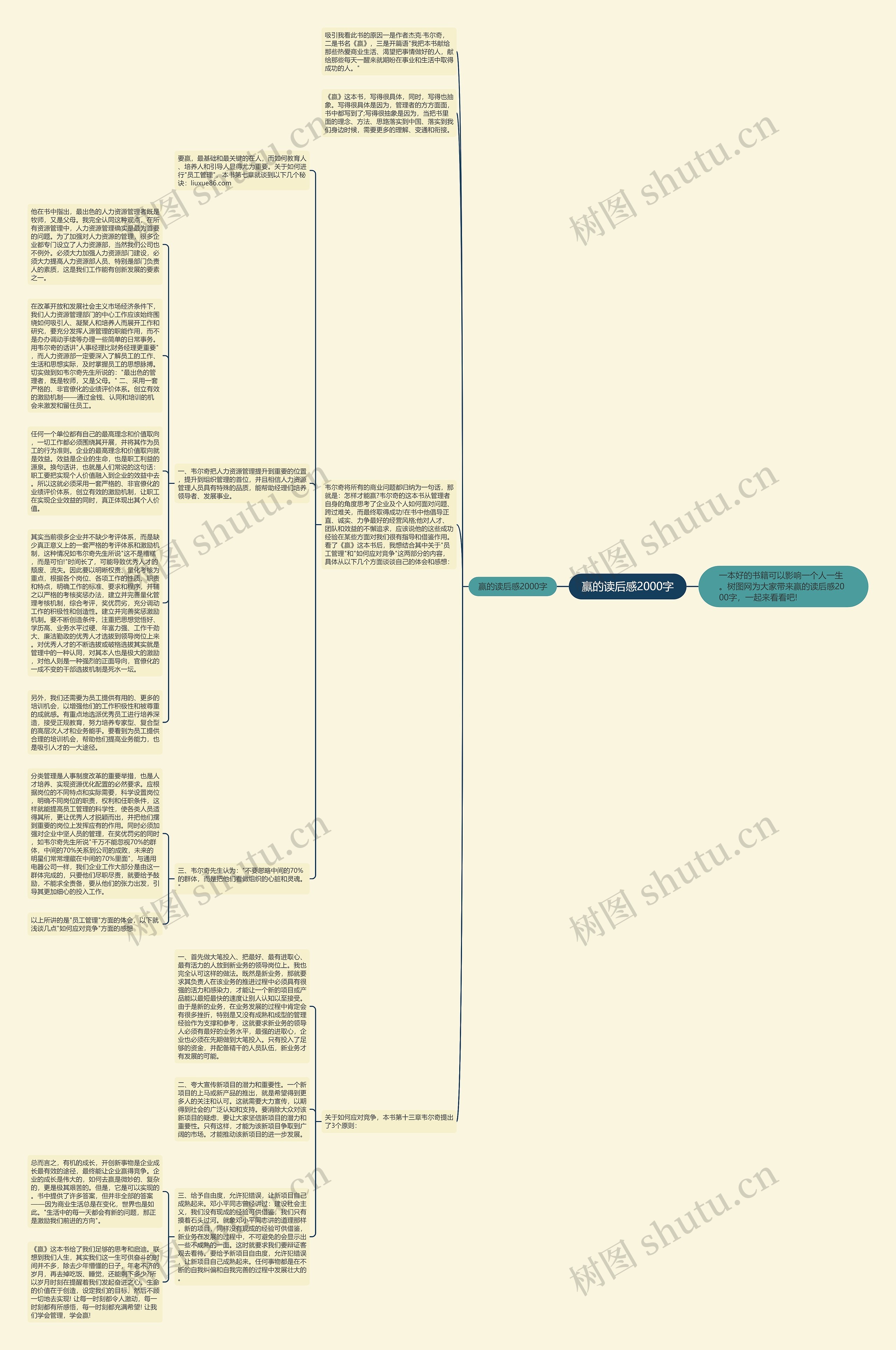赢的读后感2000字思维导图