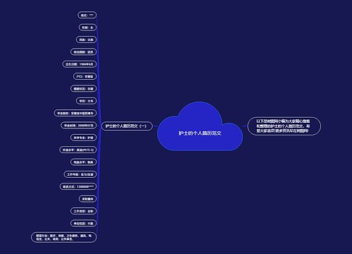 护士的个人简历范文