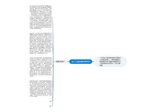 初三入团志愿书800字