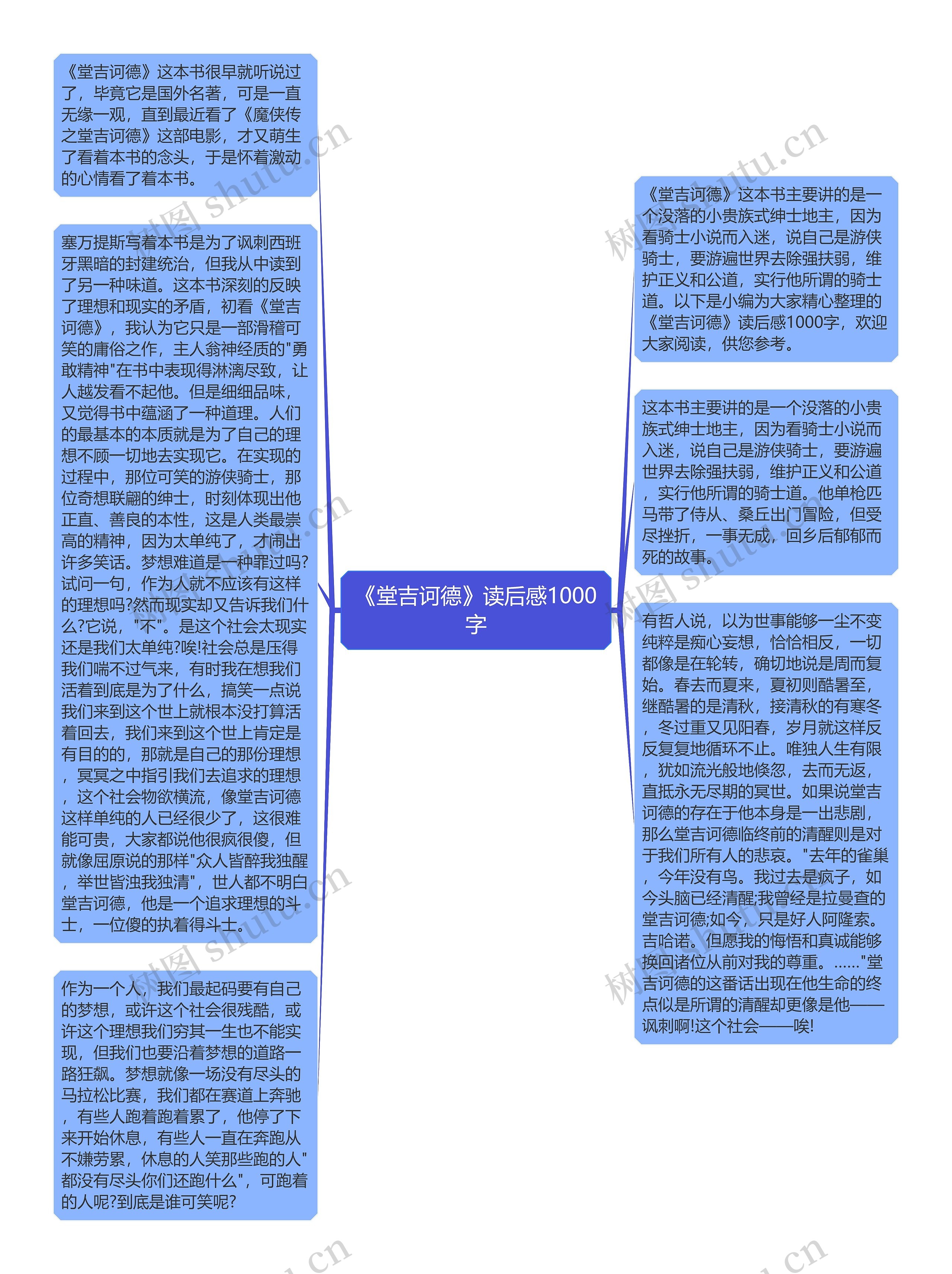 《堂吉诃德》读后感1000字