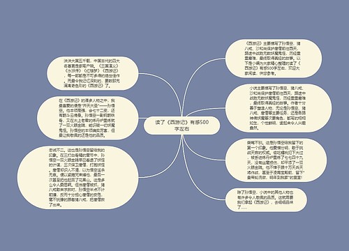 读了《西游记》有感500字左右