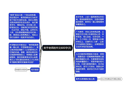 关于老师的作文600字(3)