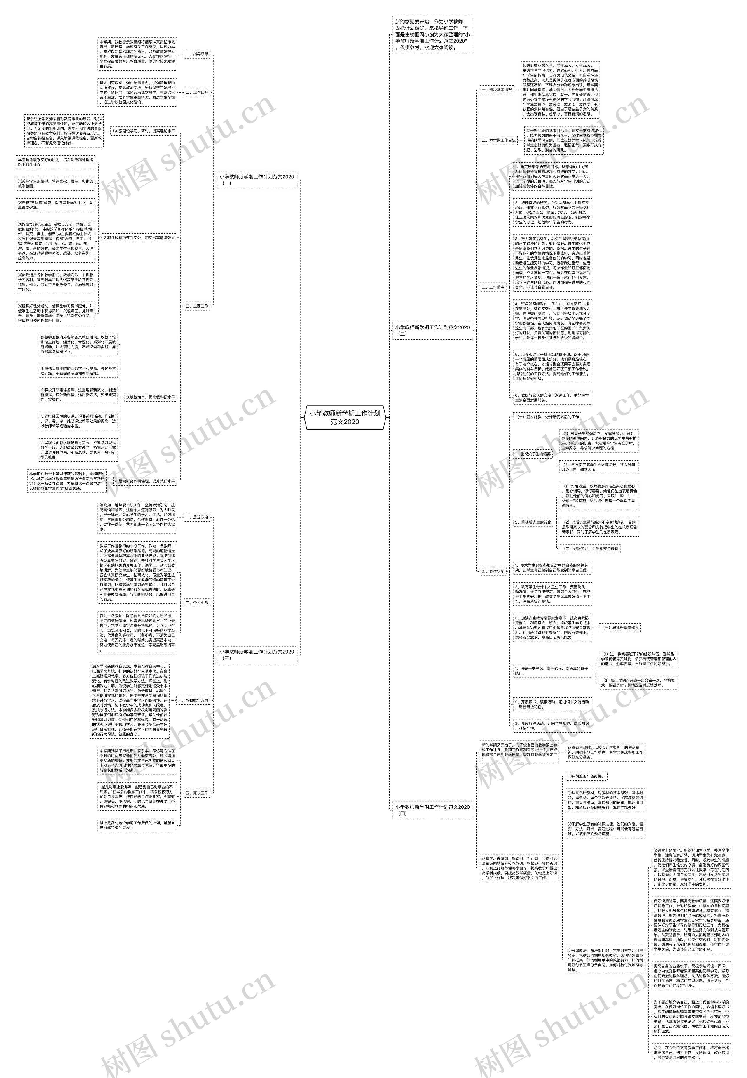 小学教师新学期工作计划范文2020