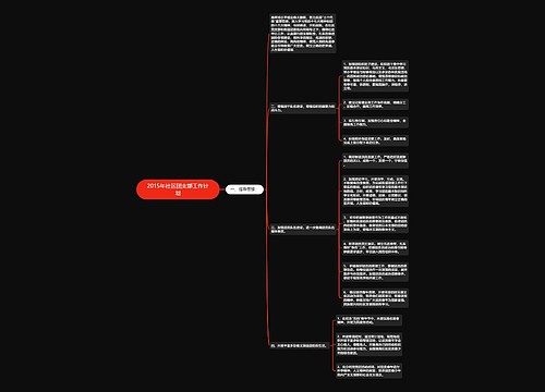 2015年社区团支部工作计划