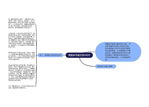 傅雷家书读后感300字