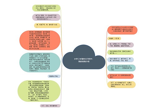 小学三年级作文700字：我的自我介绍