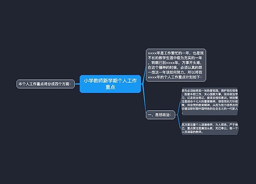 小学教师新学期个人工作重点