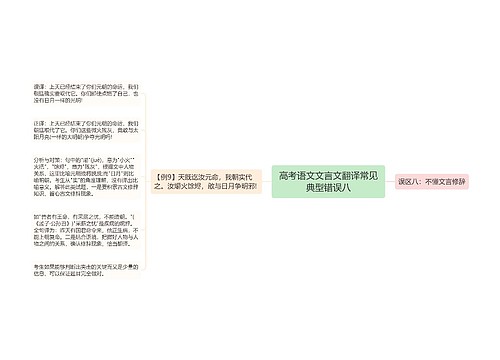 高考语文文言文翻译常见典型错误八