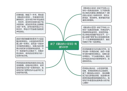 读了《窗边的小豆豆》有感500字