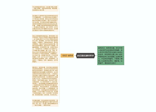 史记读后感600字