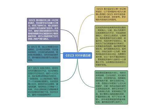 《史记》800字读后感