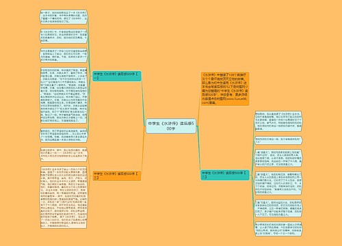 中学生《水浒传》读后感500字