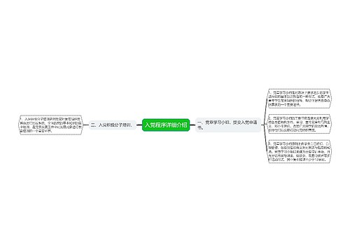 入党程序详细介绍