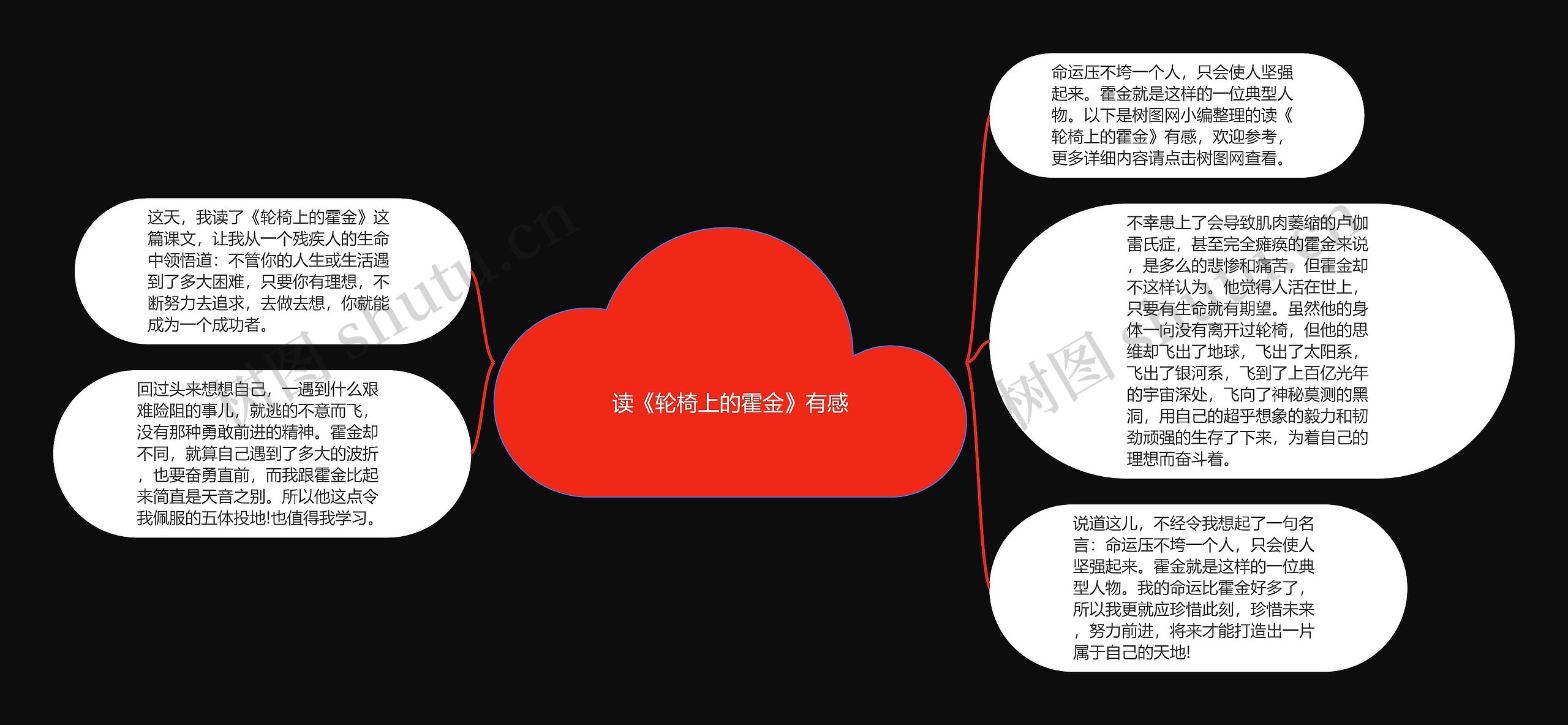 读《轮椅上的霍金》有感思维导图