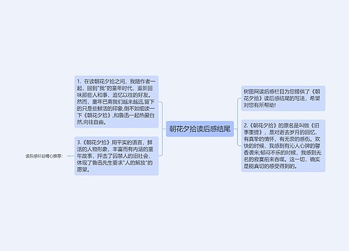 朝花夕拾读后感结尾