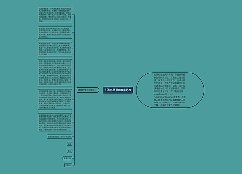 入团志愿书800字范文