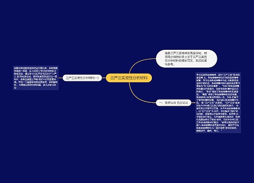 三严三实党性分析材料