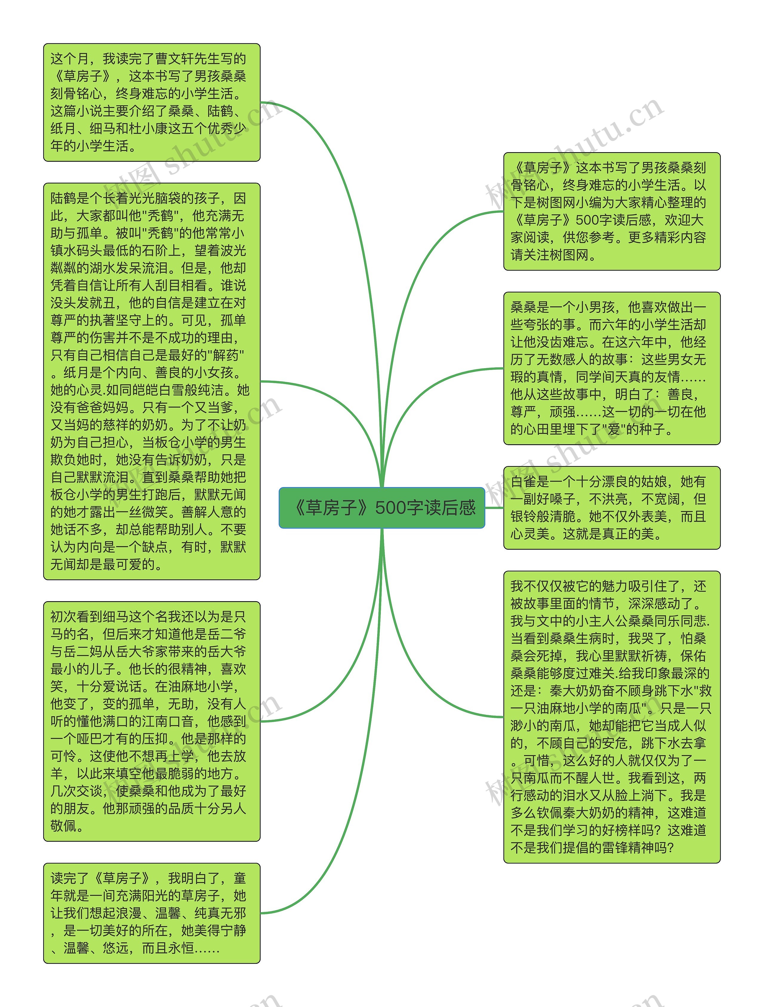 《草房子》500字读后感