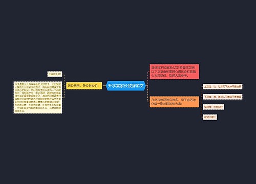 升学宴家长致辞范文