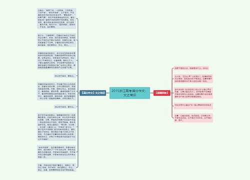 2015浙江高考满分作文：文之常识
