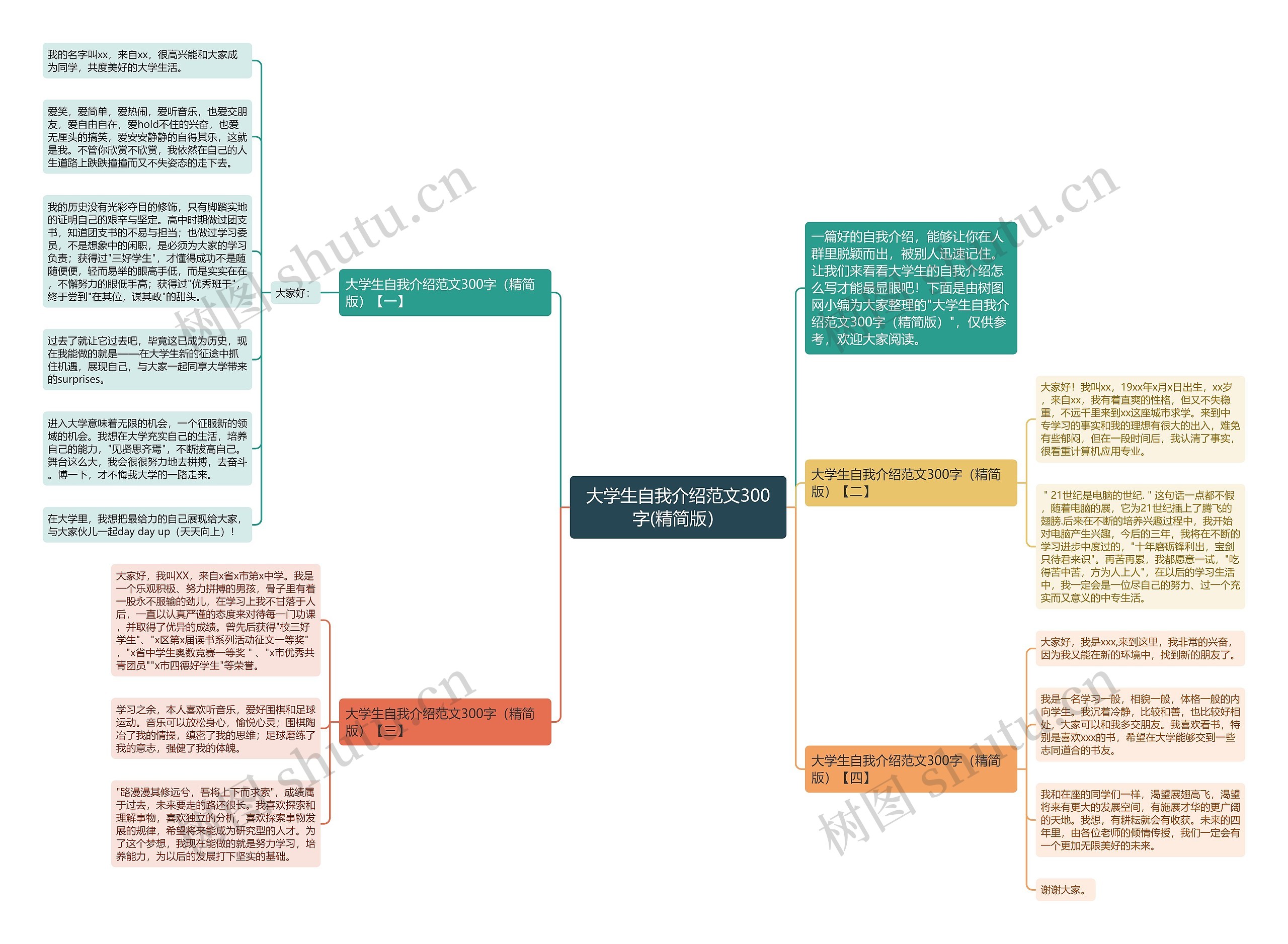 大学生自我介绍范文300字(精简版）