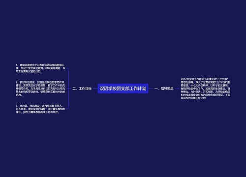 双语学校团支部工作计划