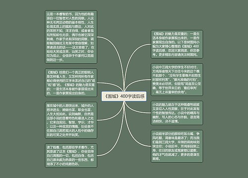 《围城》400字读后感