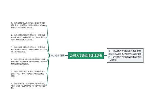 公司人才选拔培训计划书