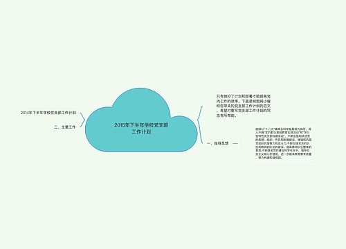 2015年下半年学校党支部工作计划