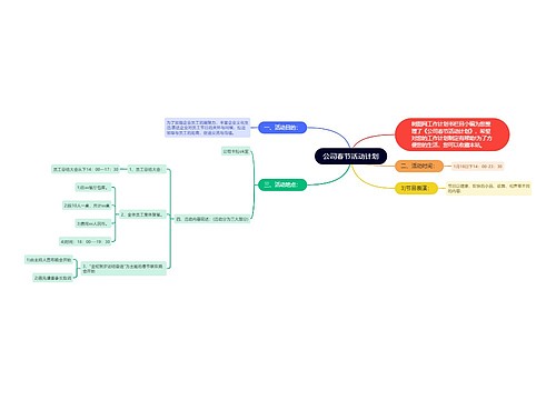 公司春节活动计划