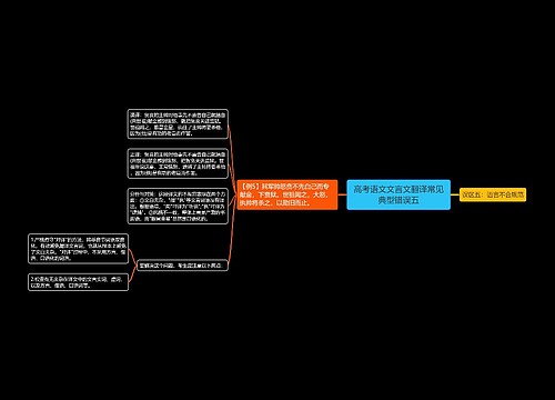 高考语文文言文翻译常见典型错误五