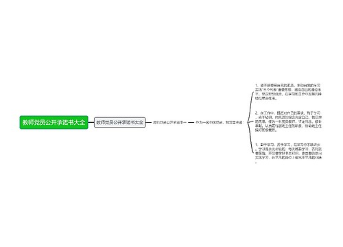 教师党员公开承诺书大全